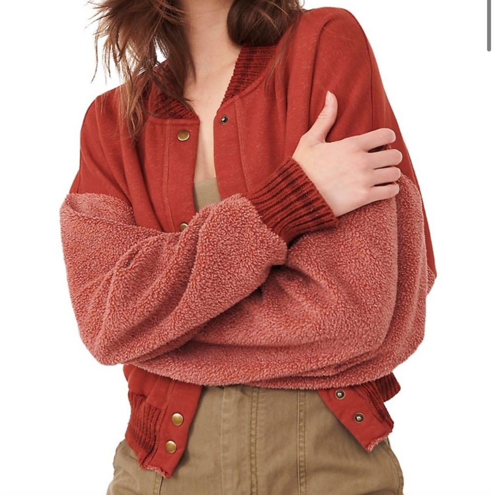 Free People Hollaback Bomber Jacket